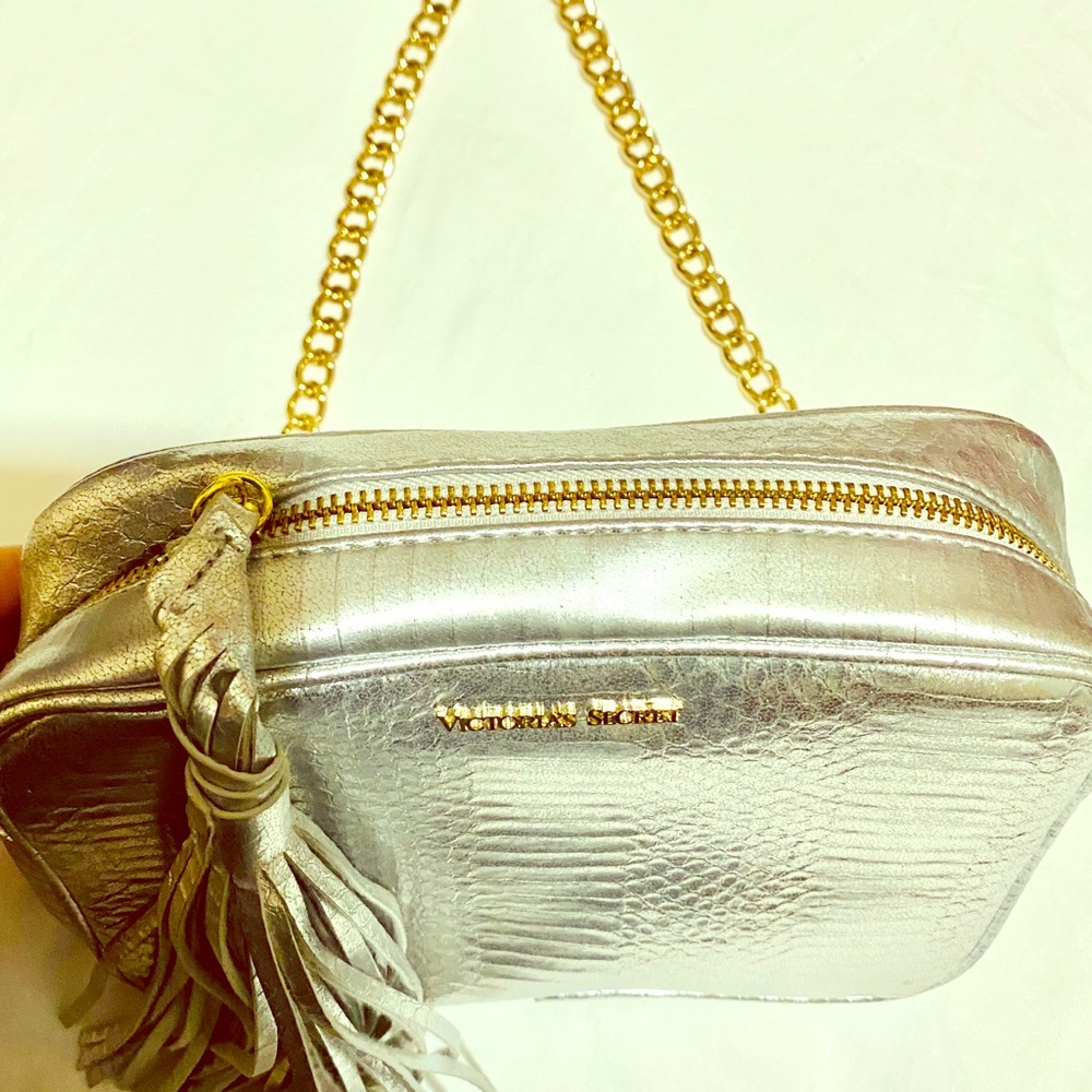 Victoria Secret Silver Shiny Purse